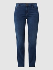 PLUS SIZE skinny fit high rise jeans met stretch, model 'Augusta' van ONLY CARMAKOMA Blauw - 13