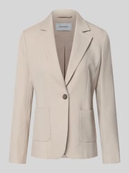 Blazer mit Viskose-Anteil von MORE & MORE Beige - 10