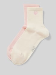 Socken mit Motiv-Print von Jake*s Casual Rosa - 39