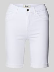 Slim Fit Jeansshorts mit fixiertem Umschlag Modell 'RAIN' von Only - 14