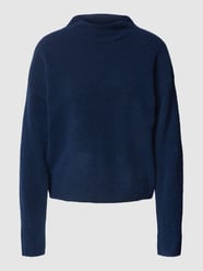 Gebreide pullover met opstaande kraag van s.Oliver BLACK LABEL Blauw / turquoise - 32