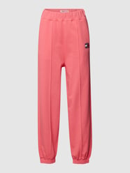 Sweatpants mit Label-Patch von Tommy Jeans Pink - 43