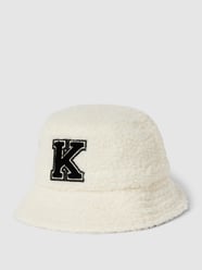 Bucket Hat aus Kunstfell von KARL KANI Weiß - 3
