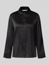 Longline blouse met lange mouwen van zijde met labeldetail van MM by Max Mara - 23