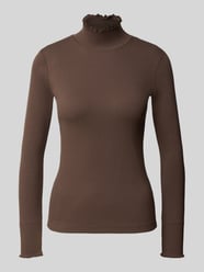 Langarmshirt mit Rüschenkragen von Marc Cain - 15