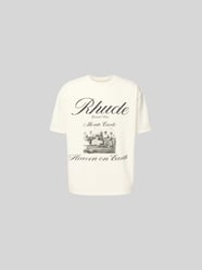 T-Shirt mit Label-Print von RHUDE - 3
