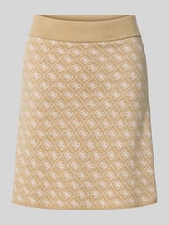 Minirok met elastische band, model 'AUBREY' van Guess Beige - 35