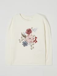 Longsleeve mit Print Modell 'Dotty' von Name It Weiß - 42