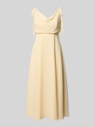 Knielangens Cocktailkleid mit Zierschleifen von Jake*s Cocktail - 22