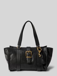 Torba shopper z naturalnej skóry bydlęcej model 'SHOPPER M' od Marc O'Polo - 8