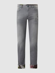 Regular fit jeans met stretch, model 'Harris' van Mason's Grijs - 27