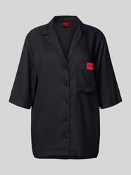 Pyjamabovendeel van viscose met borstzak, model 'JADE' van HUGO - 24