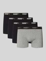 Boxershort met elastische logoband in een set van 4 stuks van PUMA - 25