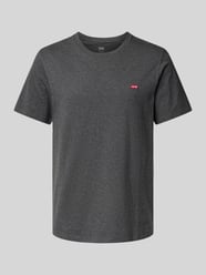 T-shirt met labelstitching van Levi's® Grijs / zwart - 3