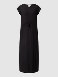 Maxi-jurk van viscose, model 'Marrakech' van ICHI Grijs / zwart - 28