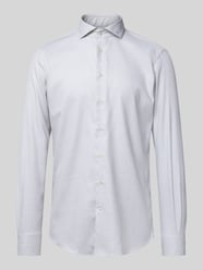 Slim fit zakelijk overhemd met haaikraag, model 'Cutaway' van Profuomo Beige - 42