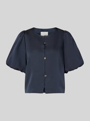 Korte overhemdblouse met knoopsluiting, model 'Aisa' van Neo Noir - 9