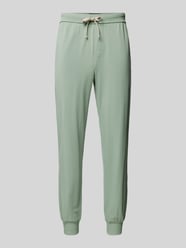 Loose fit sweatpants met tunnelkoord van BOSS Groen - 14