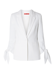 Blazer met fijn geweven motief van HUGO Wit - 29