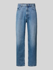 Jeansy z 5 kieszeniami w klasycznym kroju baggy od REVIEW - 10