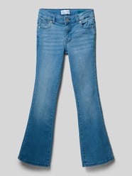 Flared Fit Jeans mit Logo-Patch Modell 'Veronique' von Cars Jeans - 8