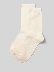 Socken mit Label-Stitching Modell 'Monogram' im 2er-Pack von BOSS Beige - 42