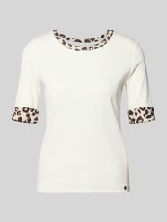 Regular Fit T-Shirt mit Animal-Print von Marc Cain - 19