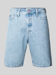 Baggy Fit Jeansshorts im 5-Pocket-Design Modell 'ALEX' von Jack & Jones Blau - 40