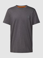 T-Shirt in melierter Optik Modell 'TEGOOD' von BOSS Orange Grau - 16