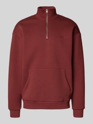 Sweatshirt mit Stehkragen und Reißverschluss von REVIEW - 9