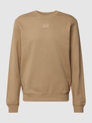 Sweatshirt mit Label-Patch Modell 'Diragol' von HUGO Braun - 33
