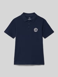 Regular Fit Poloshirt mit Label-Print Modell 'ALLIANCE' von JACK & JONES - 39