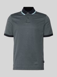 Regular Fit Poloshirt mit Polokragen und kurzer Knopfleiste von bugatti - 22