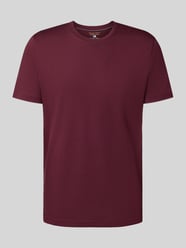 T-Shirt mit Rundhalsausschnitt von Christian Berg Men Bordeaux - 24