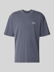 oversized fit T-shirt met gestikt logo van PEGADOR - 32