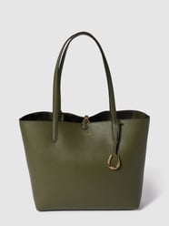 Shopper mit Label-Print in metallic von Lauren Ralph Lauren - 46