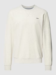 Sweatshirt mit Label-Print von s.Oliver RED LABEL Beige - 19