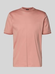 t-shirt o kroju slim fit z czystej bawełny model 'H-TESSLER 238' od BOSS Fuksjowy - 34