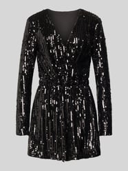 Regular fit playsuit met pailletten, model 'AMABEL' van ONLY - 6