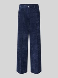 straight fit broek in cord-look van MORE & MORE - 45