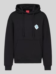 Hoodie met grote print aan de achterkant model 'Dewerhood' van HUGO - 9