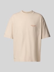 T-shirt met labelprint van Pepe Jeans Beige - 42