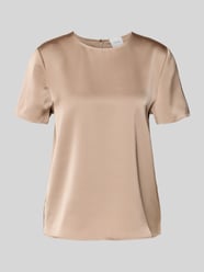 Blusenshirt mit Rundhalsausschnitt von Calvin Klein Womenswear Beige - 22