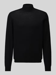 Regular Fit Rollkragenpullover aus reiner Wolle Modell 'MIKO' von Jake*s Studio Men - 1
