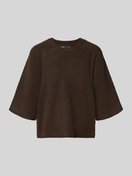 sweter o kroju regular fit z rękawami o dł. 3/4 model 'SIMONI' od ONLY - 32