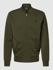 Sweatjack met ritssluiting, model 'BOMBER' van Polo Ralph Lauren Groen - 22