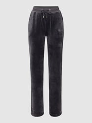 Sweatpants met strass-steentjes, model 'ELJA' van Von Dutch Grijs / zwart - 41