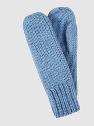 Fäustlinge mit gerippten Abschlüssen von Seeberger Blau - 20