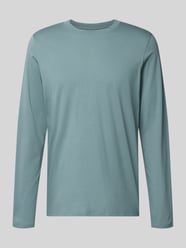 Shirt met lange mouwen en geribde ronde hals van Schiesser - 10