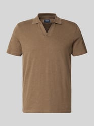 Slim Fit Poloshirt mit V-Ausschnitt von MCNEAL - 8